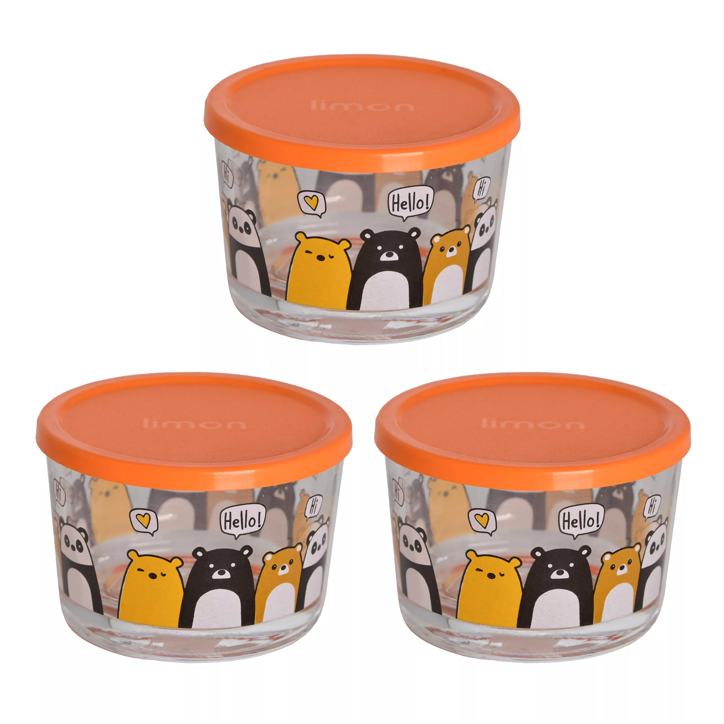 ظرف نگهدارنده لیمون کد 2068 مجموعه 3 عددی