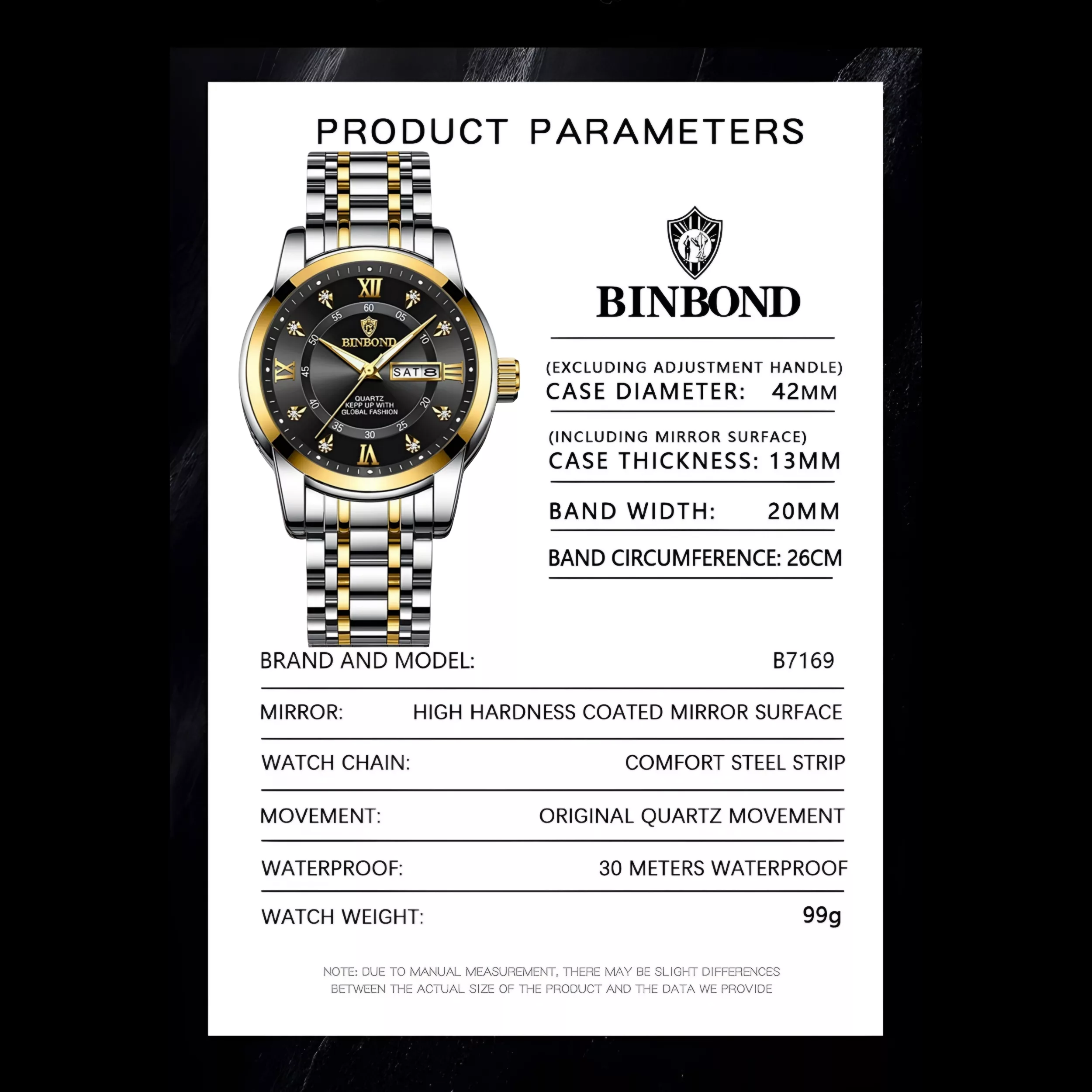 ساعت مچی عقربه‌ای کوارتز مردانه بین باند مدل لوکس کلاسیک دی دیت بند طرح بافت قفل مخفی کد ۱۱