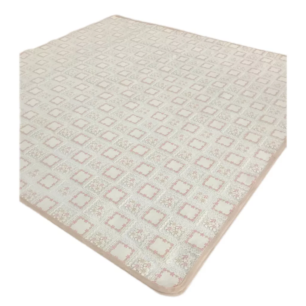 سفره 14 نفره مدل رویال طرح گیپور سایز 350×100 سانتی متر