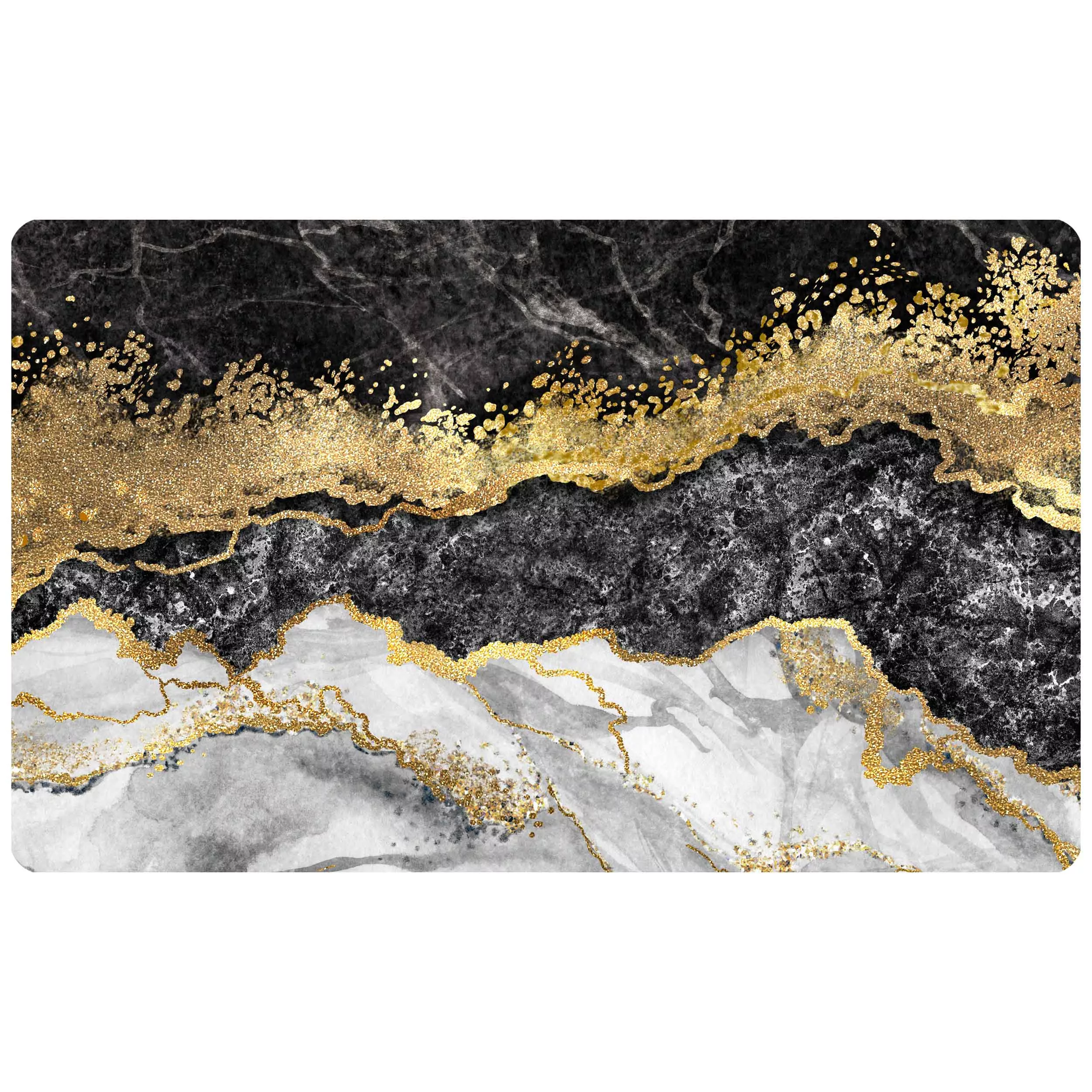 پادری مدل سه لایه رویه مخمل طرح سنگ کد 1263 سایز 75x45 سانتی متر