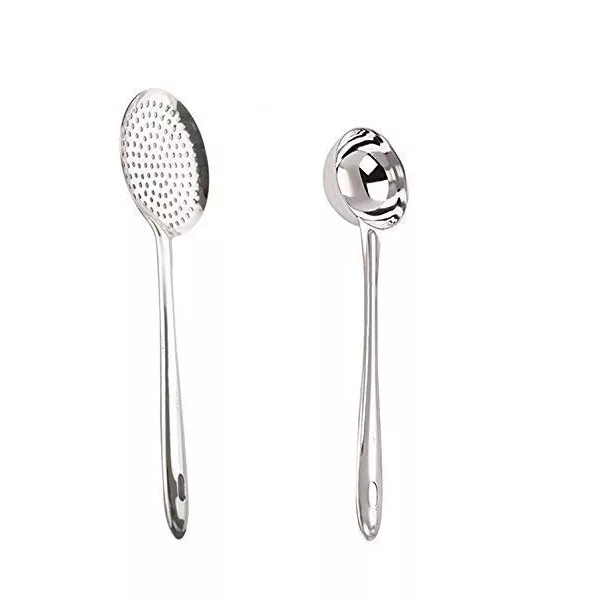 سرویس کفگیر و ملاقه 2 پارچه مدل هندي کد 6