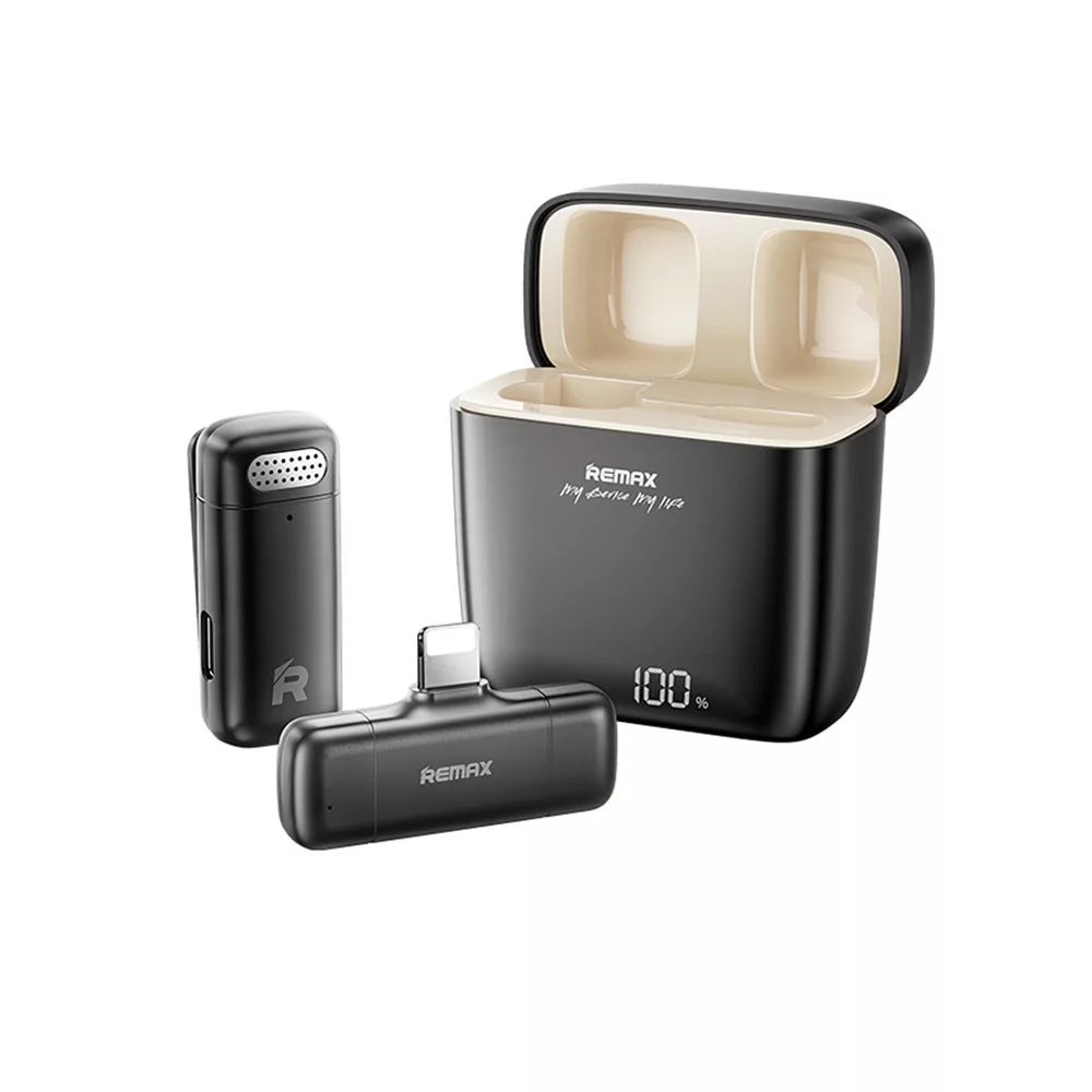 ست میکروفن بی سیم ریمکس مدل رابط لایتنینگ کد K13