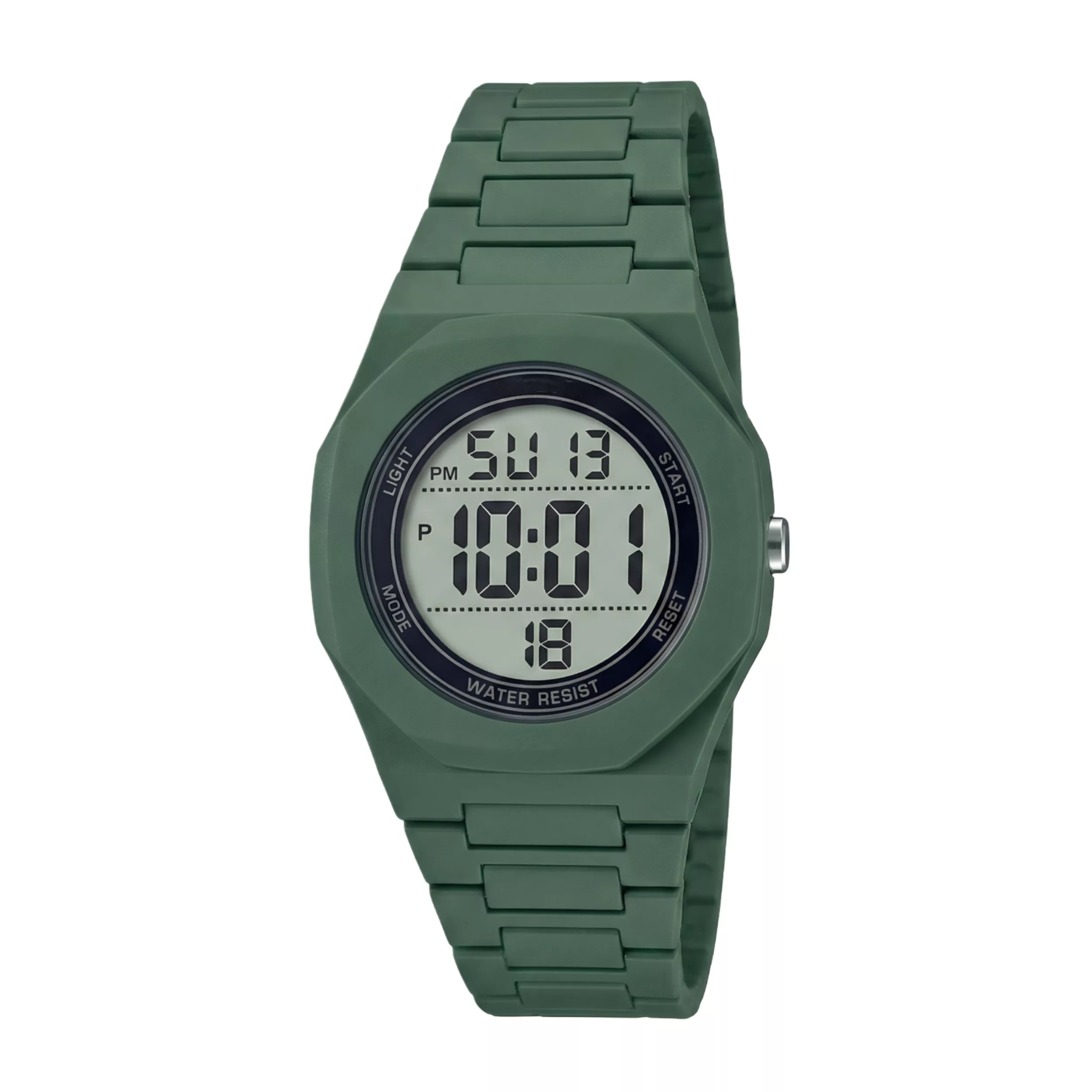 ساعت مچی دیجیتال مردانه مدل اسپرت تک زمانه بند کربنی سبک قفل مخفی کد C4