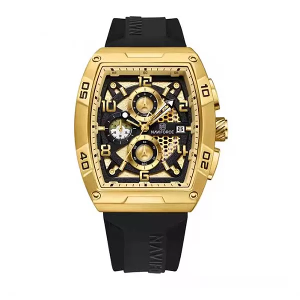 ساعت مچی عقربه‌ای مردانه کوارتز نیوی فورس مدل NF8052 GGB