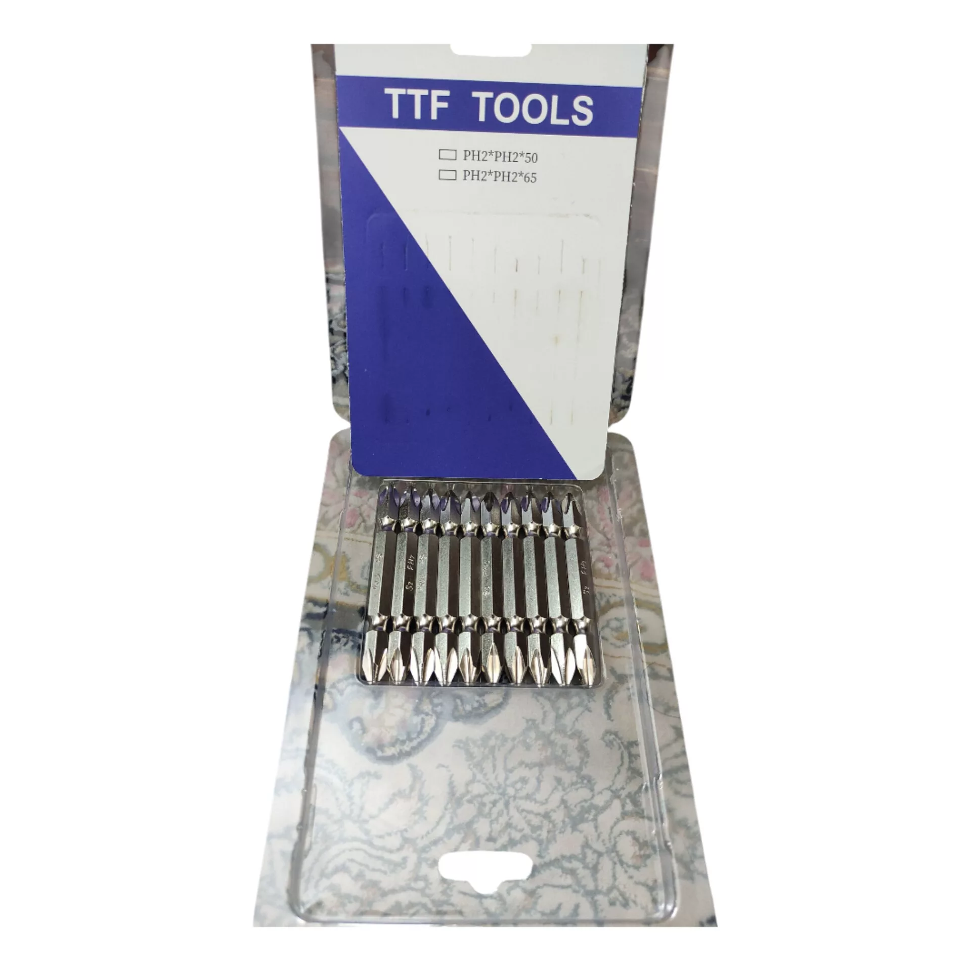 سری پیچ گوشتی دو سر چهار سو مدل سر پیچ گوشتی بسته 10 عددی