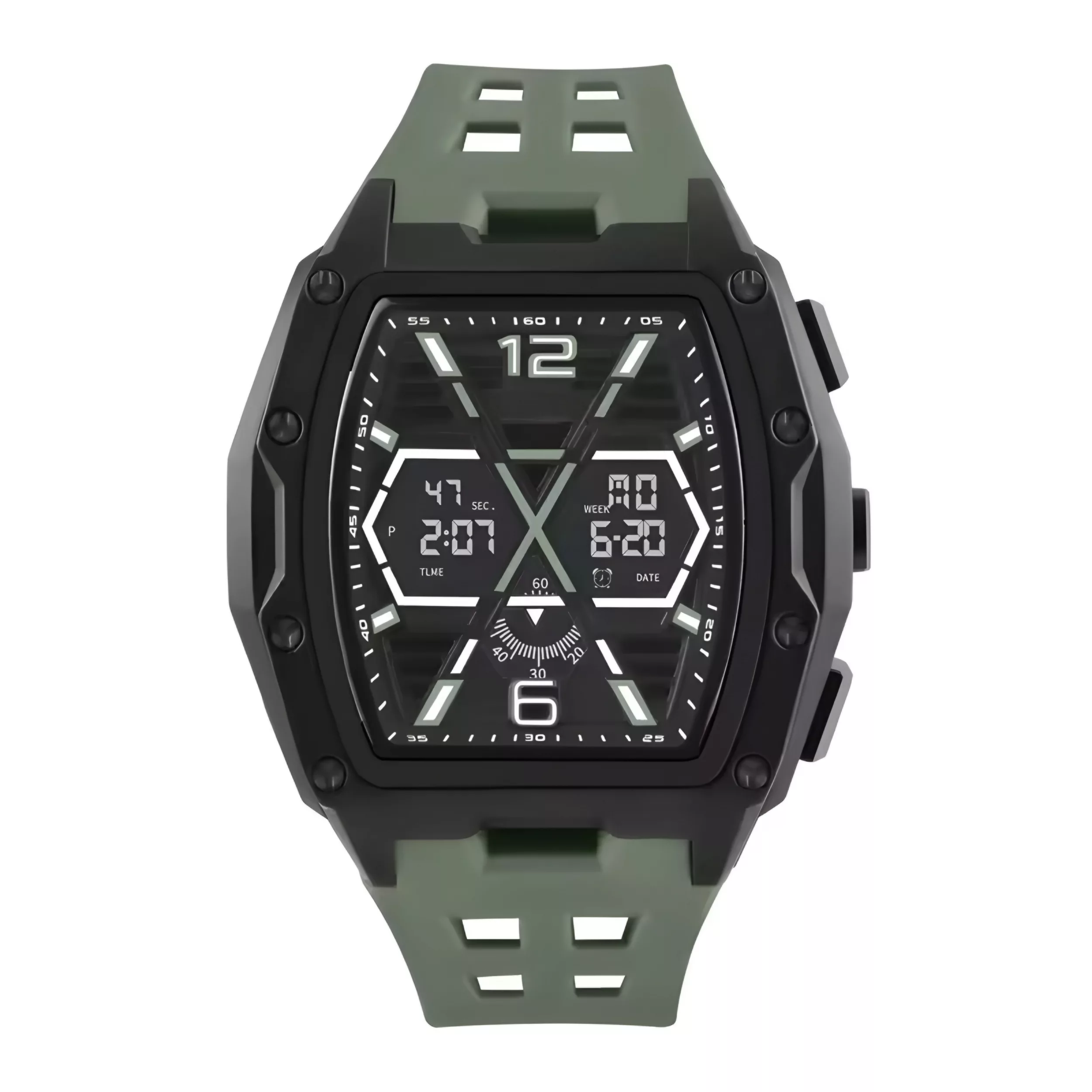 ساعت مچی دیجیتال مدل تک زمانه بند پیو کرنوگراف آب استخری کد ۱.۵