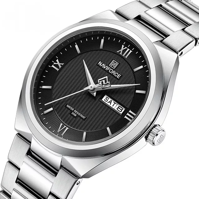 ساعت مچی عقربه‌ای مردانه نیوی فورس مدل nf8030sb