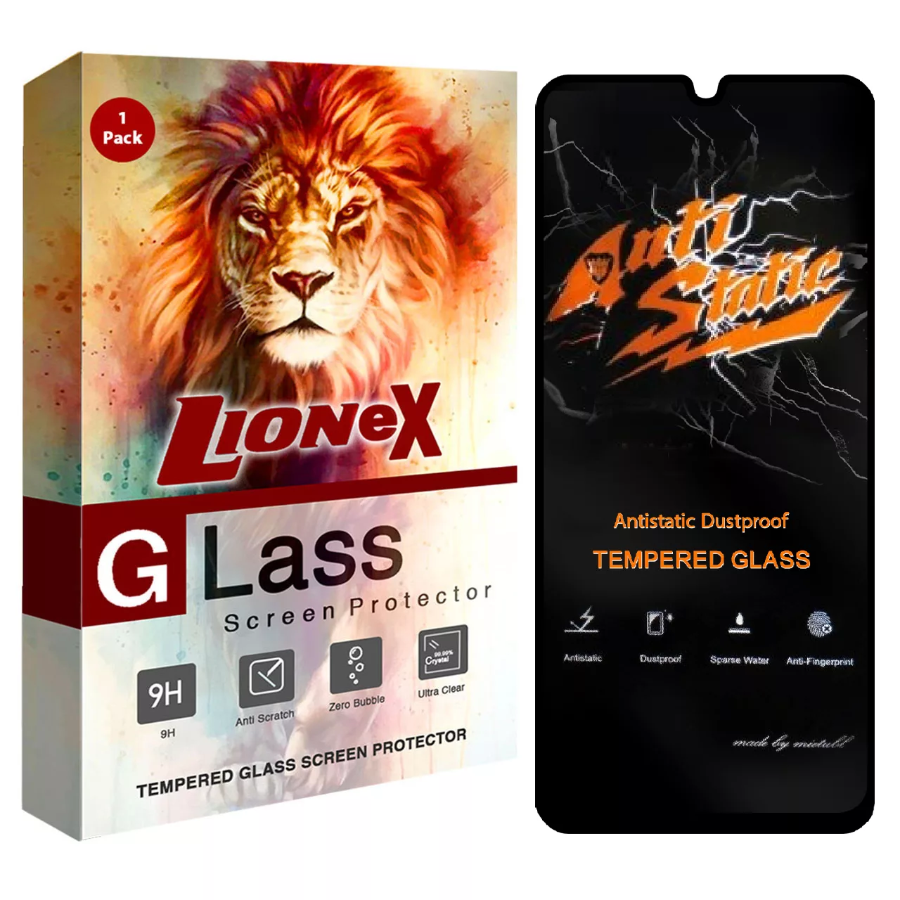 محافظ صفحه نمایش لایونکس مدل AntiStatic-MTB مناسب برای گوشی موبایل سامسونگ Galaxy A31 / A32 4G / F22