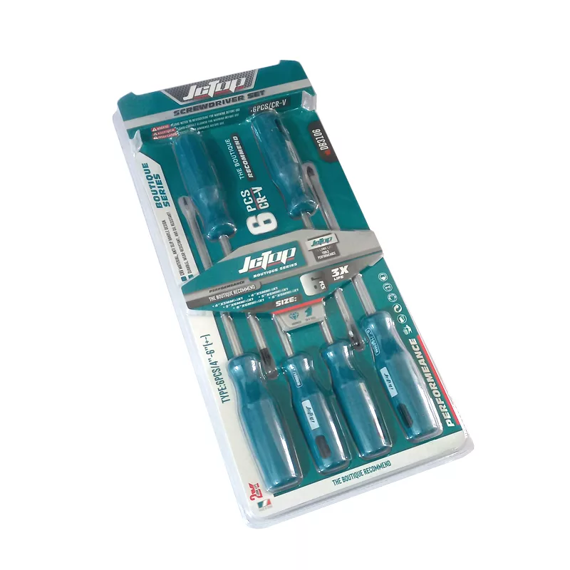 پیچ گوشتی جی سی تاپ مدل TOP_6 بسته 6 عددی