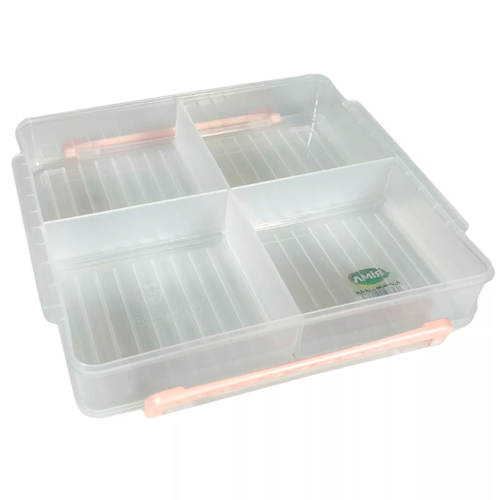 ظرف نگهدارنده ریما مدل چهارخانه 800g