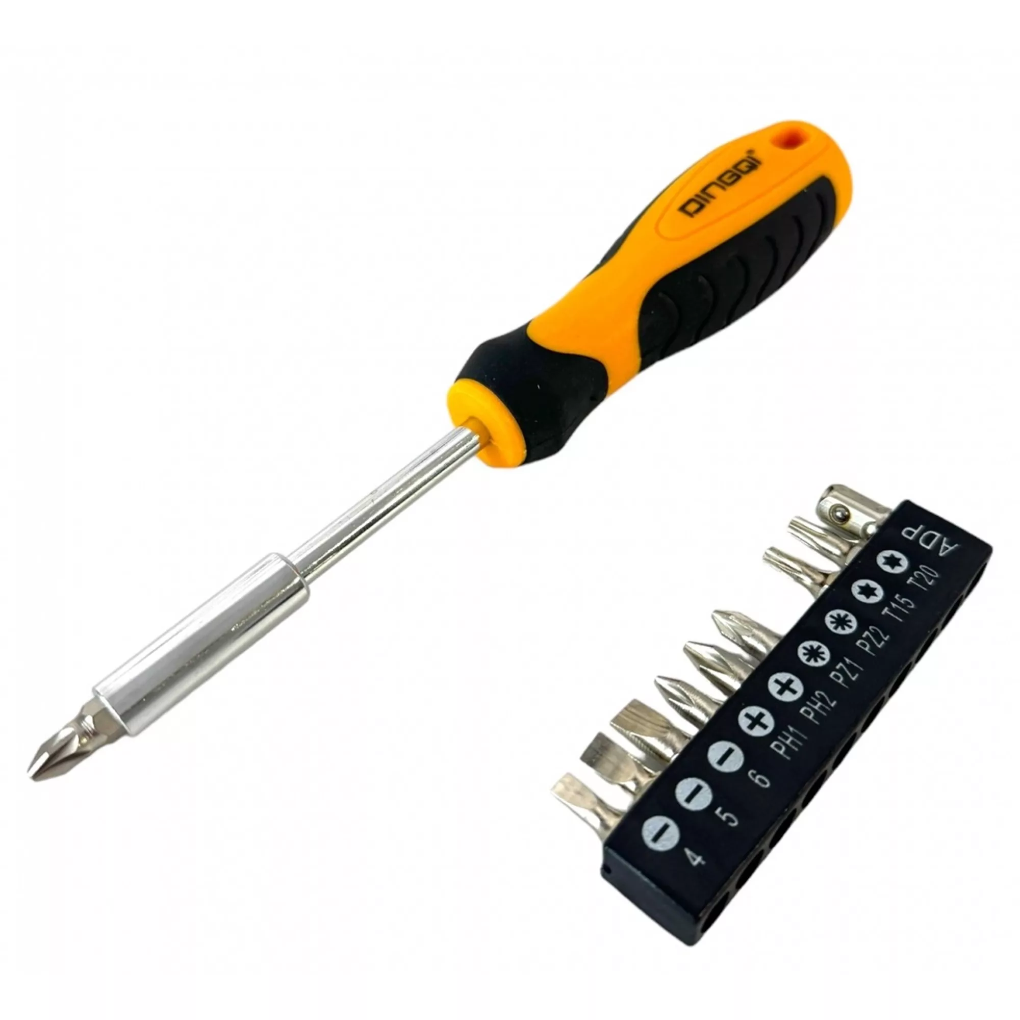 پیچ گوشتی بیت خور دینگشی مدل 68011 بسته 11 عددی