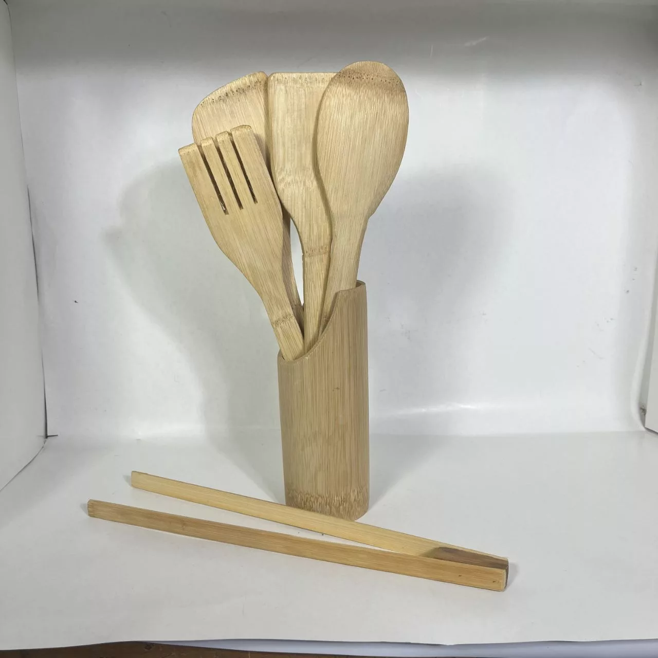 سرویس کفگیر و ملاقه ۶ پارچه مدل بامبو