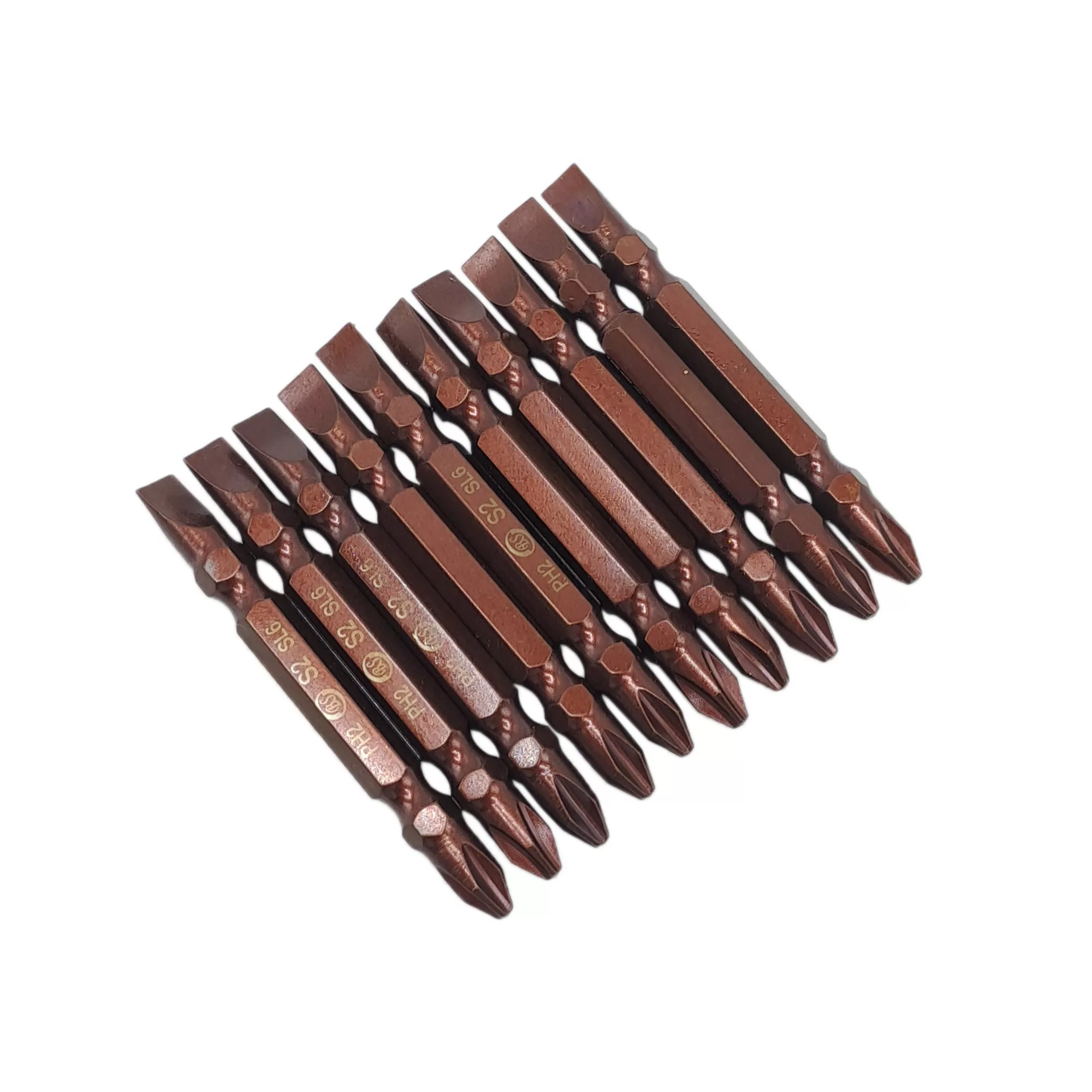 سری پیچ گوشتی یک سر چهارسو یک سر دو سو مدل BS_S2_9060 بسته 10 عددی