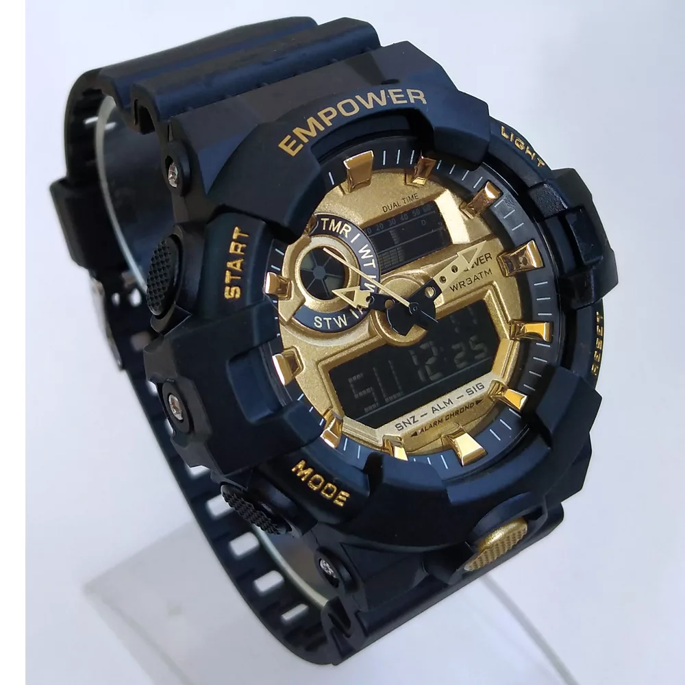 ساعت مچی دیجیتال مردانه امپاور مدل اسپرت GOLD