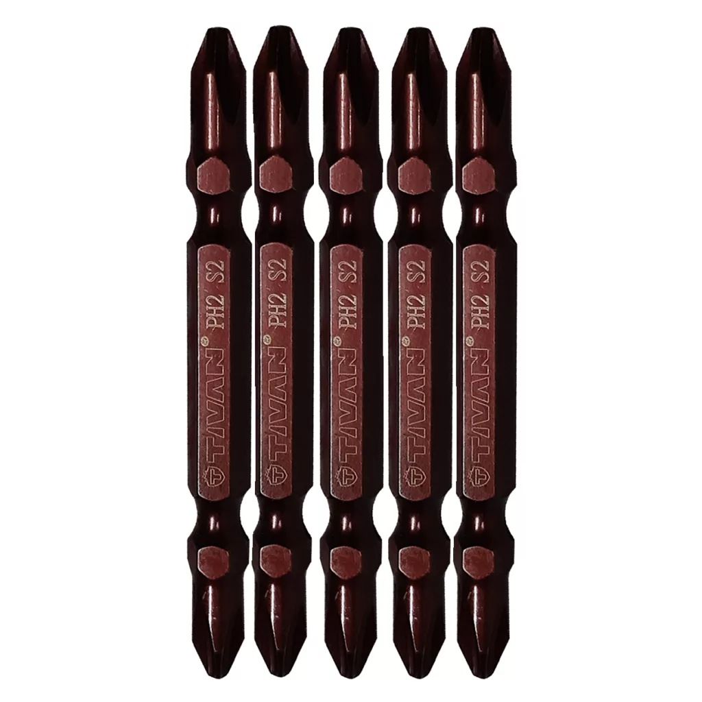 سری پیچ گوشتی دو سر چهار سو تیوان مدل AT – 02 مجموعه 5 عددی