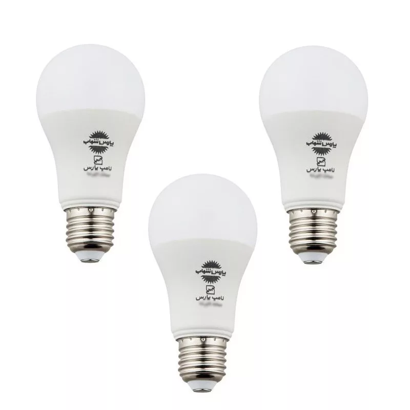 لامپ فوق کم مصرف 15 وات پارس شهاب مدل ka015 پایه E27 بسته 3 عددی