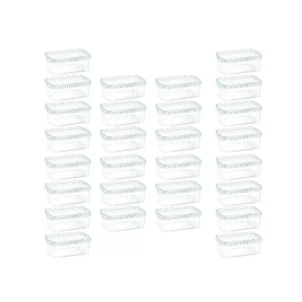 ظرف نگهدارنده طب پلاستیک مدل c 1000 کد AT 2614 مجموعه 28 عددی