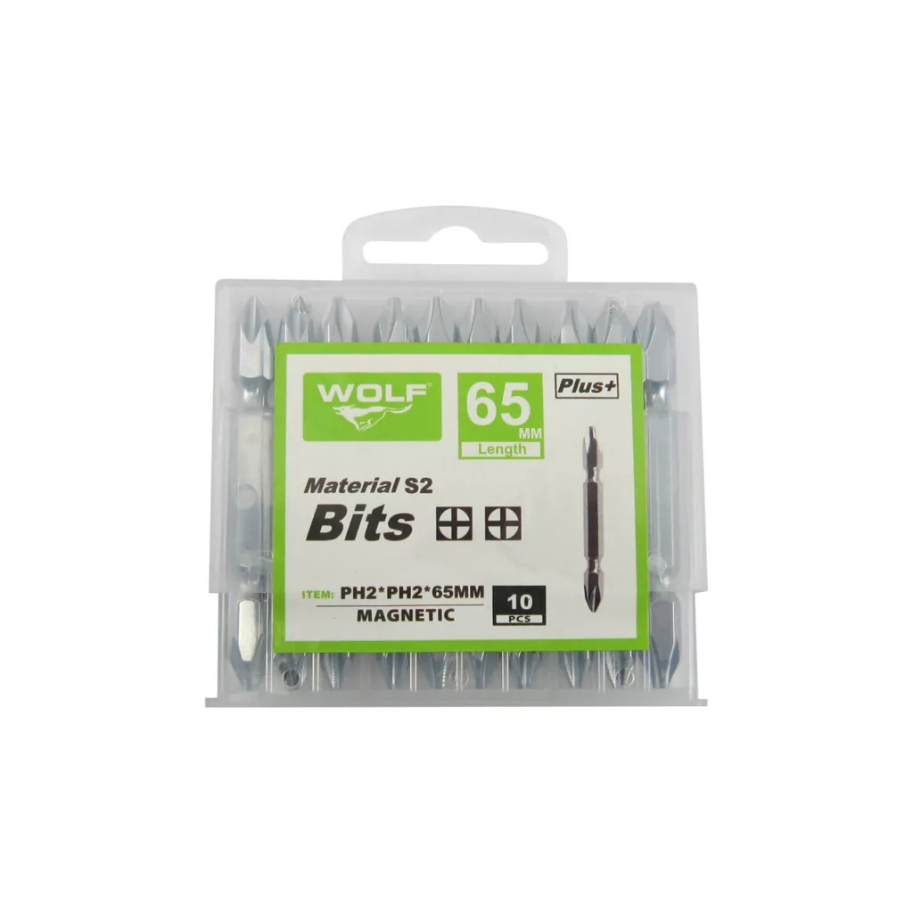 سری پیچ گوشتی دو سر چهار سو ولف کد 6.5-198 بسته 10 عددی