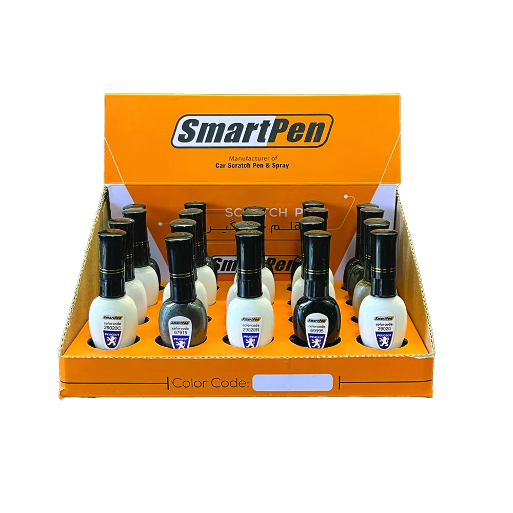قلم خش‌گیر خودرو اسمارت پن مدل Smartpen-S20 حجم 15میلی لیتر مجموعه 20 عددی
