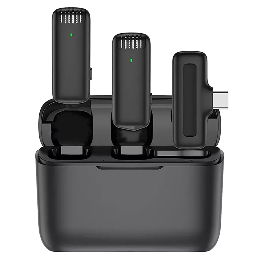 ست میکروفن بی سیم مدل J13 Lavalier Triple