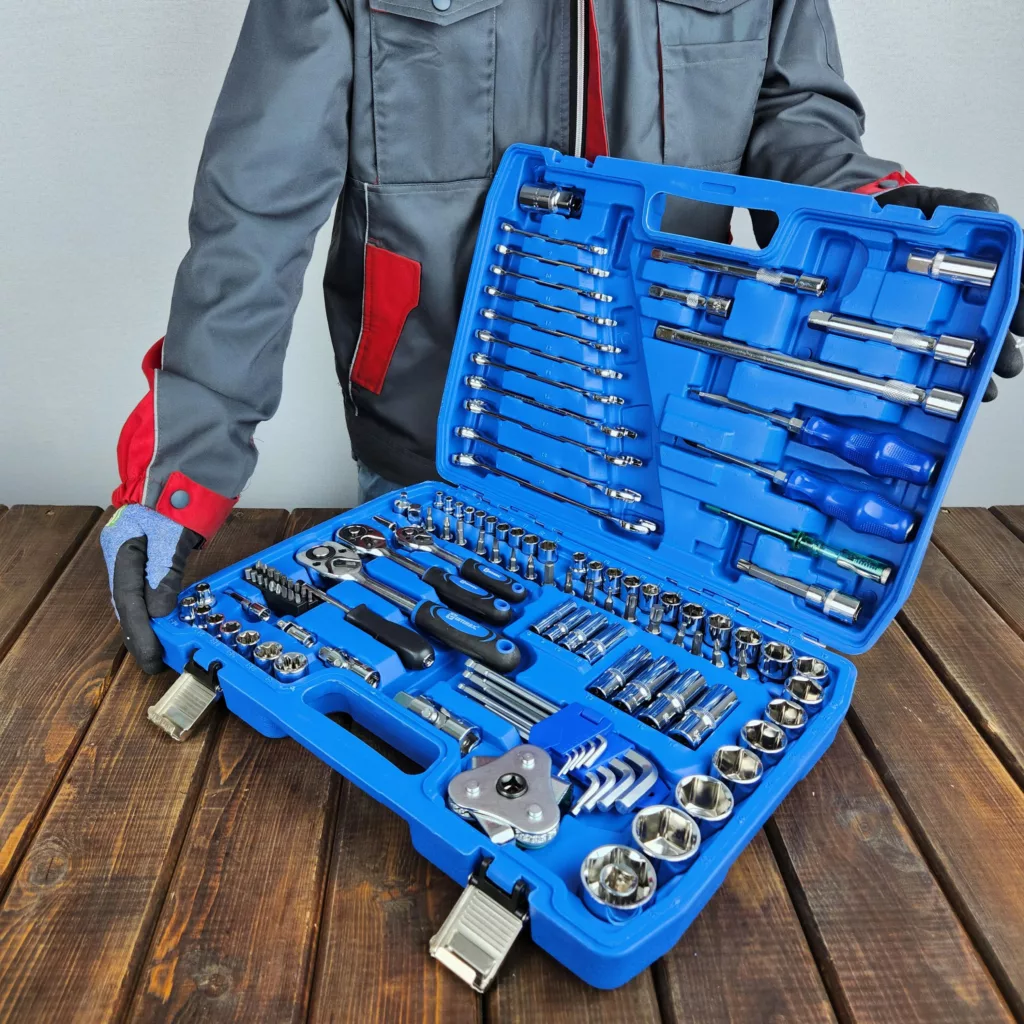 آچار بکس و سری آچار صنعتی اینتیمکس کد 1420 مجموعه 121 عددی