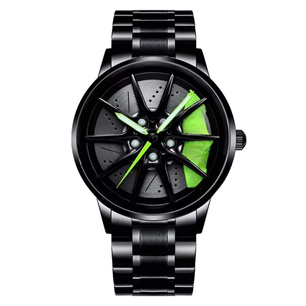 ساعت مچی عقربه‌ای مردانه کوارتز مدل تک موتوره بند فلزی صفحه چرخان