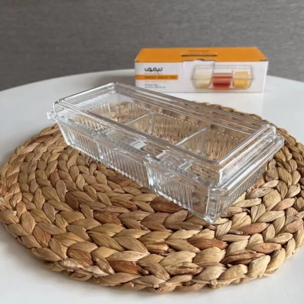 ظرف نگهدارنده لیمون مدل سه خانه