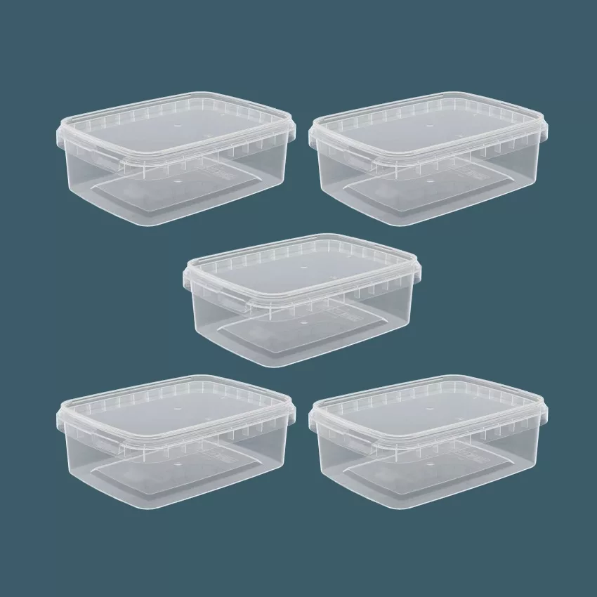 ظرف نگهدارنده مدل microwave 400cc بسته 5 عددی