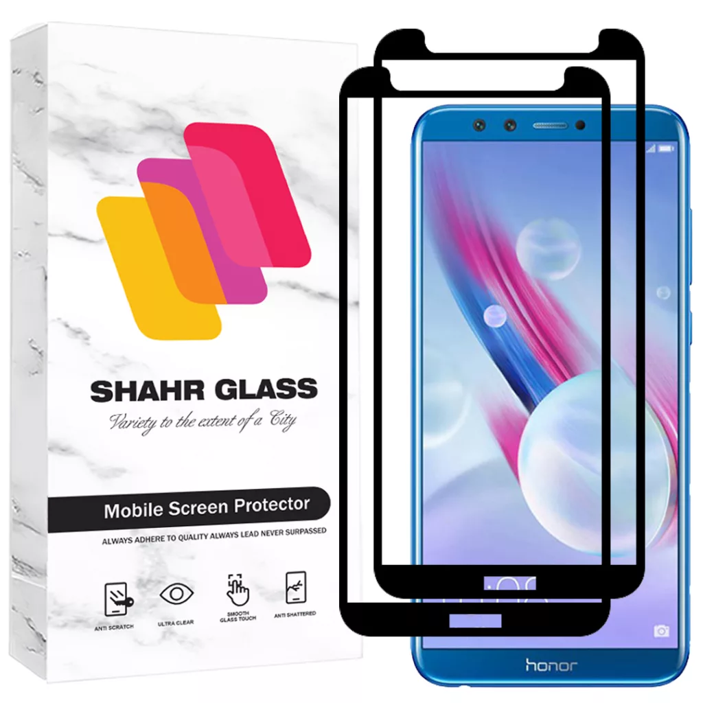 محافظ صفحه نمایش شیشه ای شهر گلس مدل FUL2 مناسب برای گوشی موبایل آنر 9 Lite بسته دو عددی