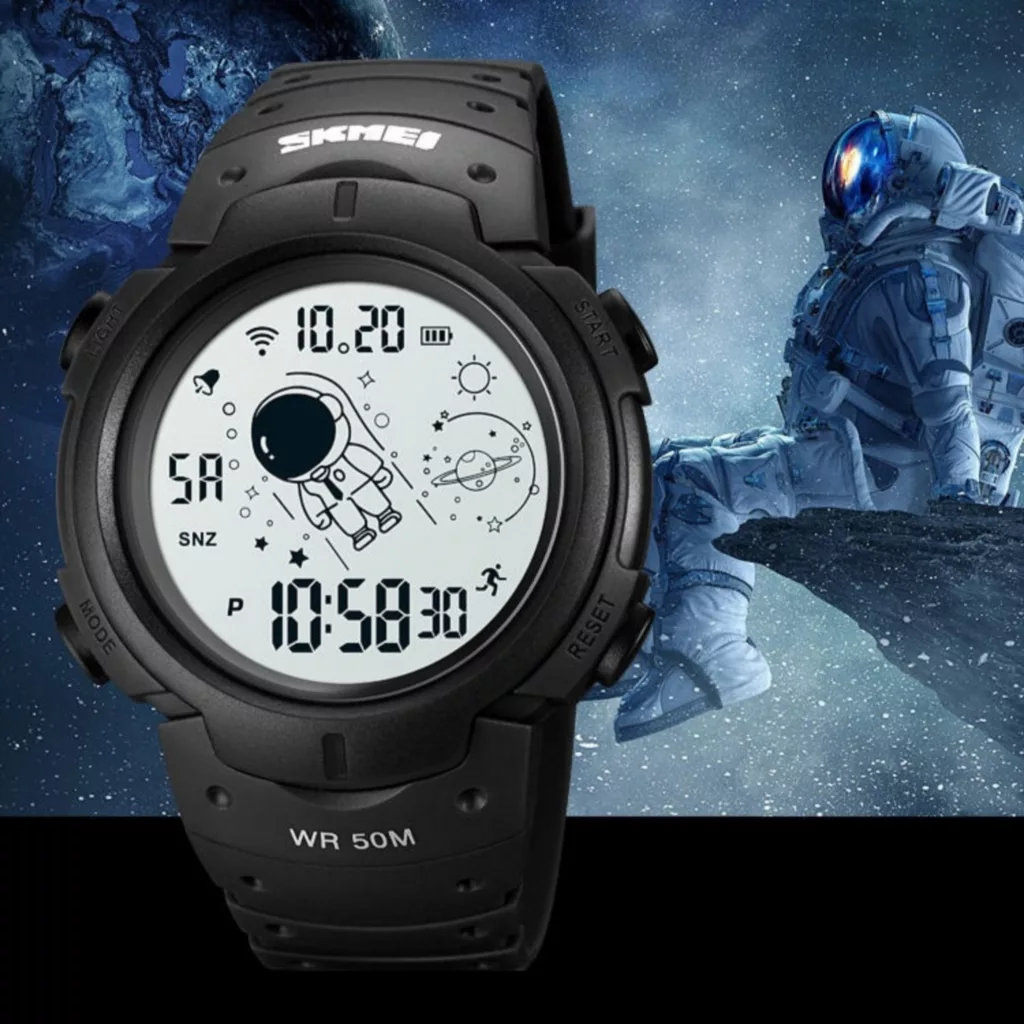 ساعت مچی دیجیتال اسکمی مدل 1820 BCk