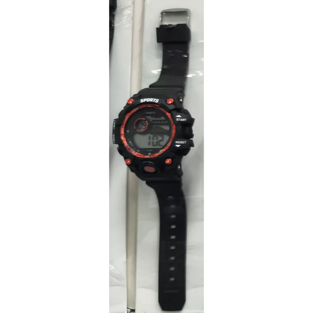 ساعت مچی دیجیتال مردانه مدل  اسپرت تک زمانه کرنوگراف بند پیو کد S2