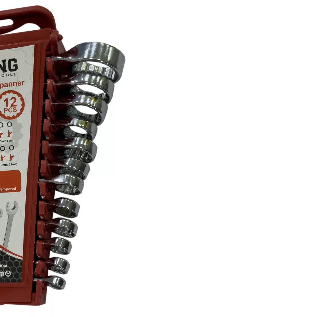 آچار یکسر تخت و یکسر رینگی استرانگ مدل SMT-STRONG-12PCS-22MM مجموعه 12عددی