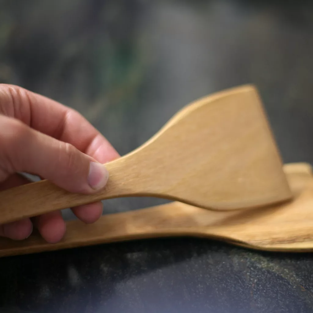 کفگیر مدل wood بسته 2 عددی