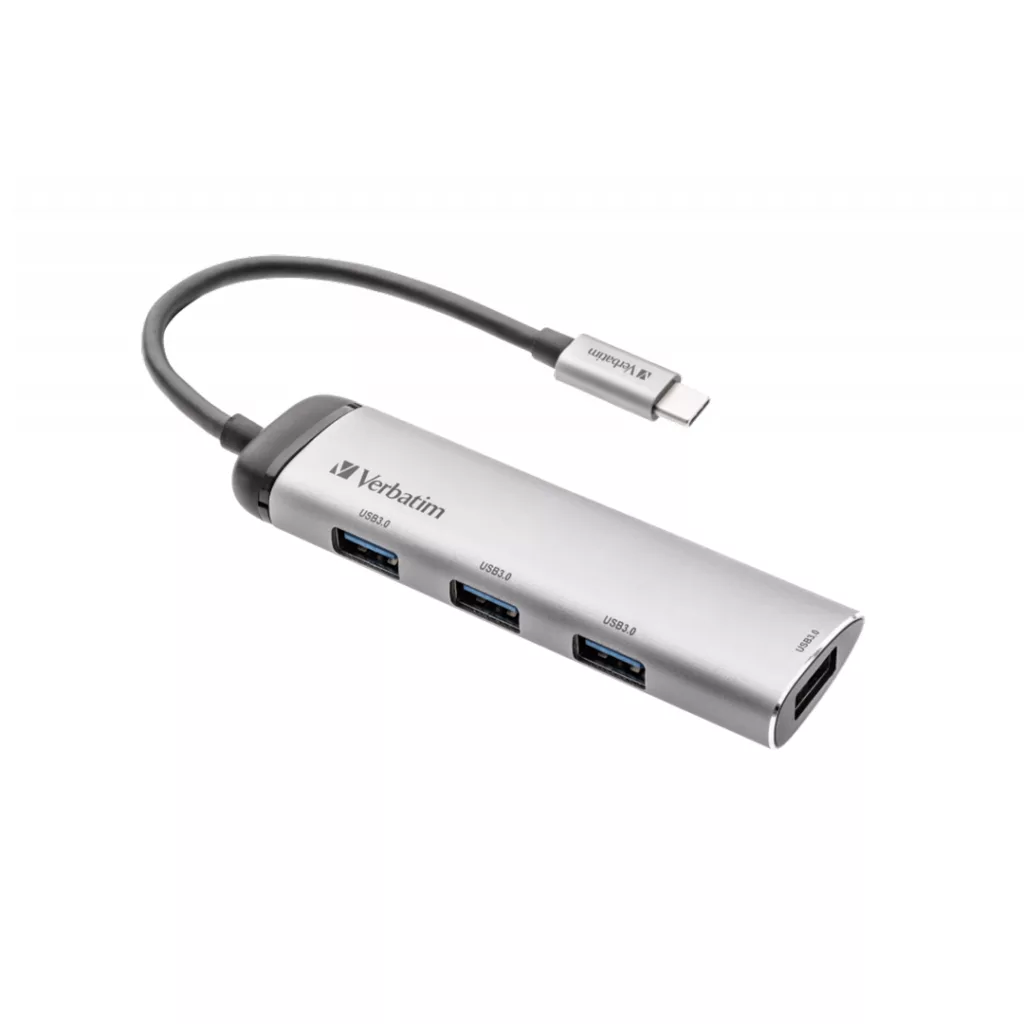هاب 4 پورت USB-C ورباتیم مدل 49147