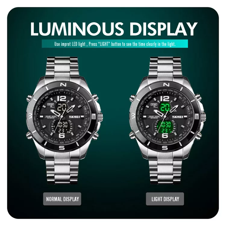 ساعت مچی عقربه‌ای مردانه اسکمی مدل 1670 SI