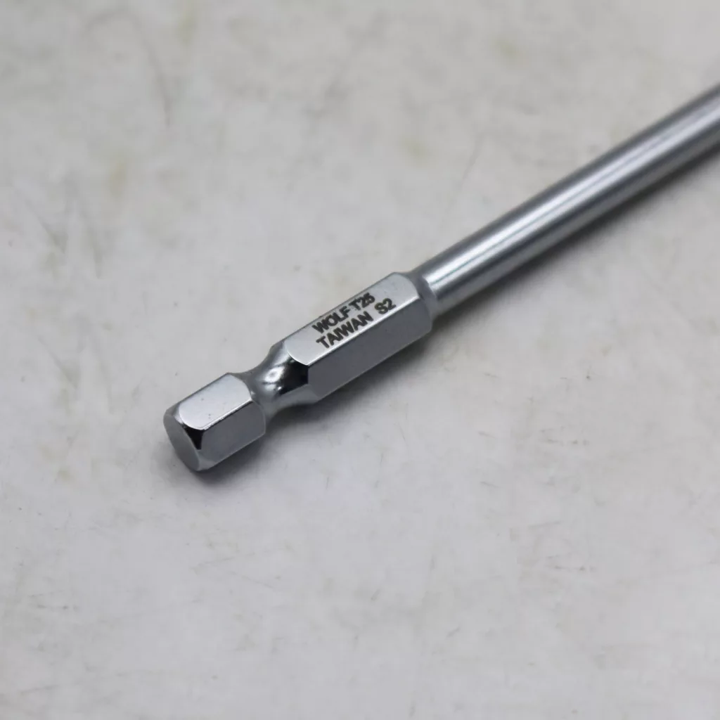 سری پیچ گوشتی ستاره ای ولف مدل بیت خور کد YP-T20/150MM سایز 15 سانتی متر