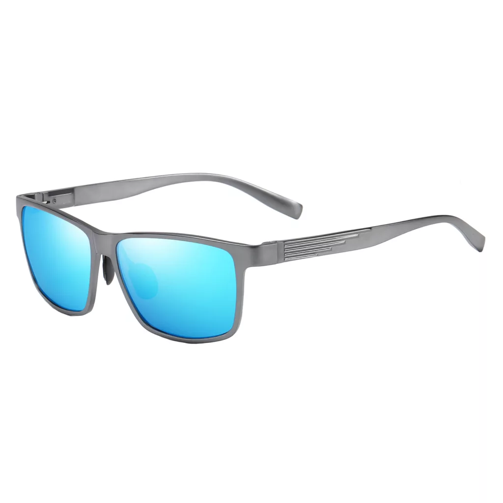 عینک آفتابی مستطیلی مدل LM3304 C09-P06-J09 Polarized Matte Gun