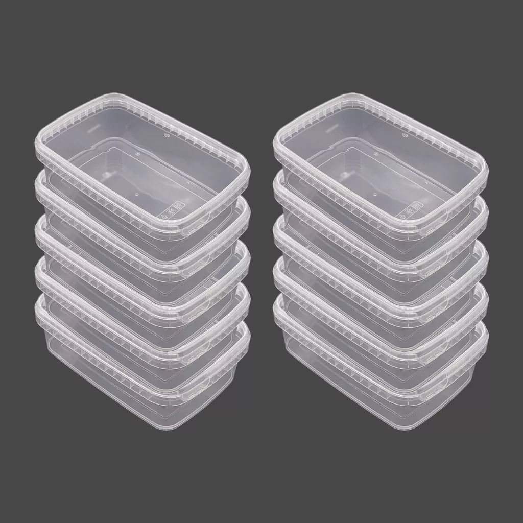 ظرف نگهدارنده مدل microwave کد 1000cc بسته 10 عددی