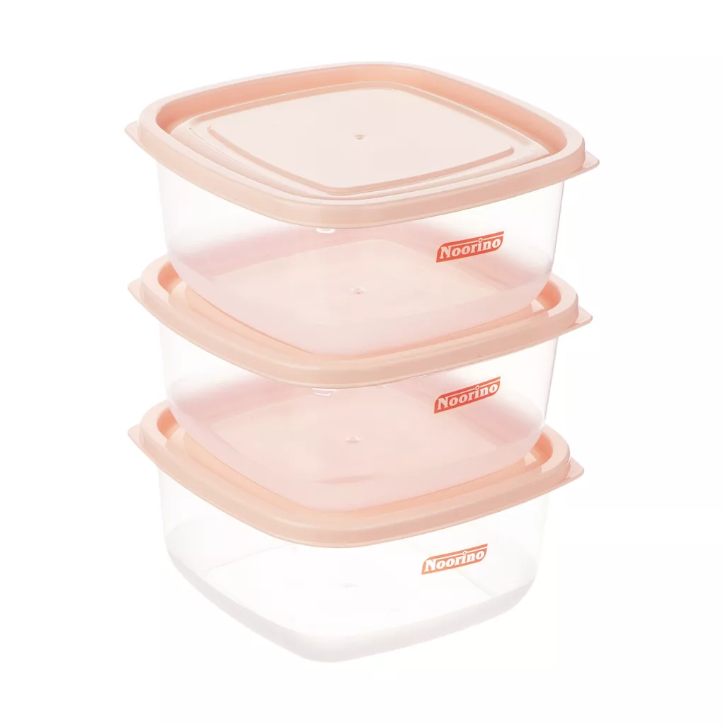 ظرف نگهدارنده نورینو مدل نارون مجموعه 3 عددی