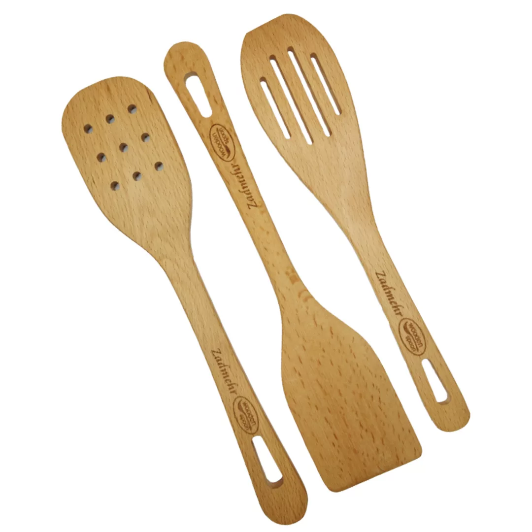 سرویس کفگیر و ملاقه 3 پارچه زادمهر مدل راش R2004