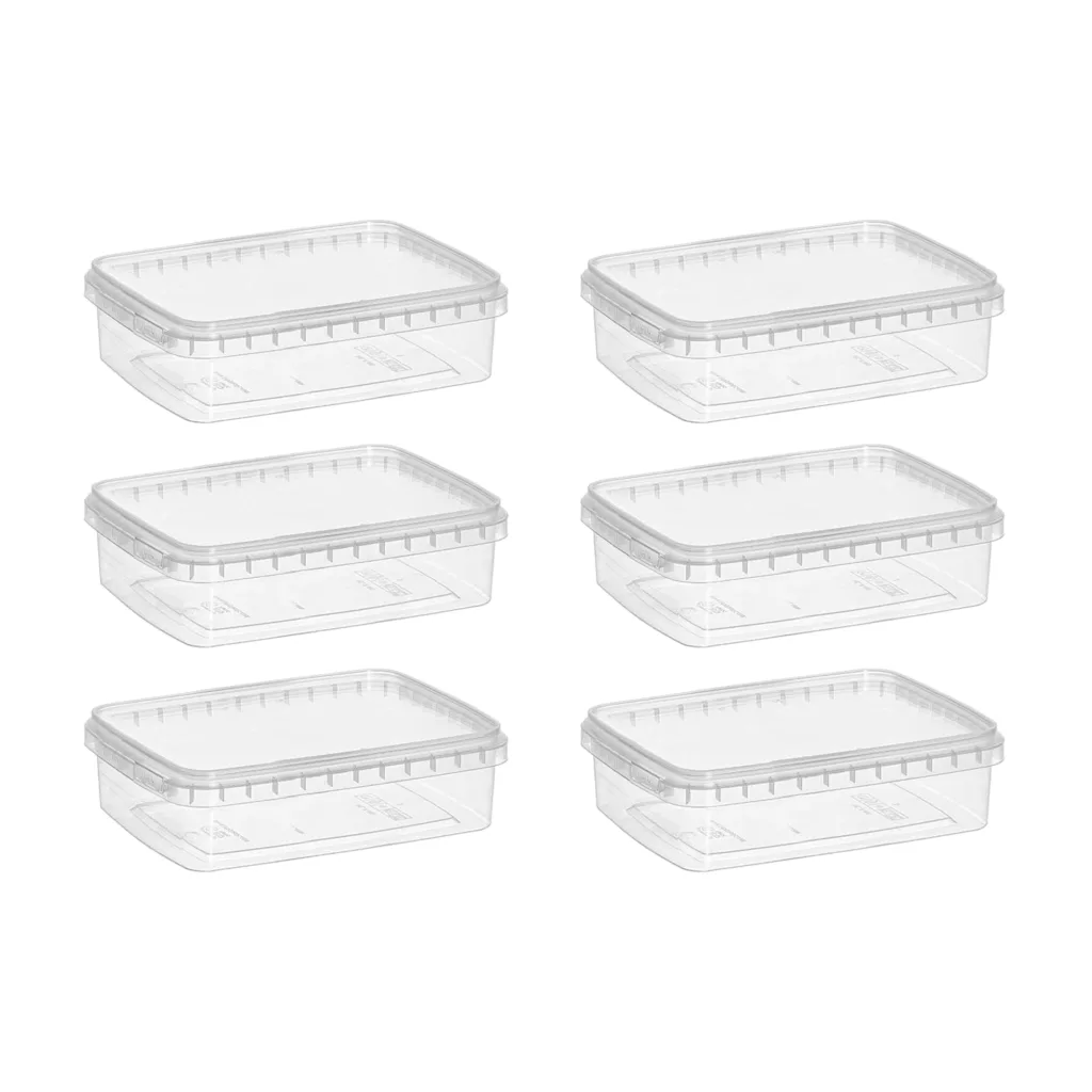 ظرف نگهدارنده مدل فریزری M0700 مجموعه 6 عددی