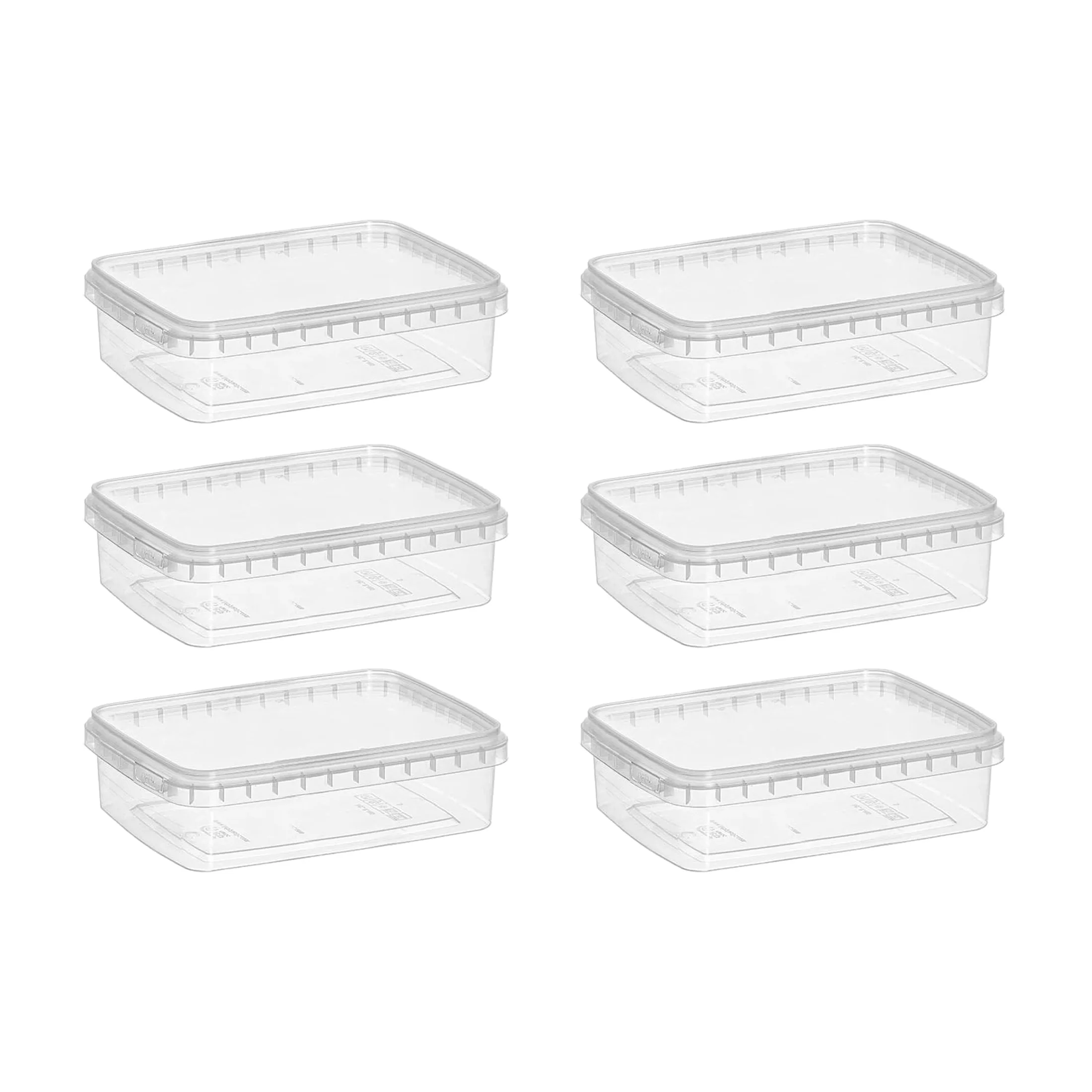 ظرف نگهدارنده مدل فریزری M0700 مجموعه 6 عددی