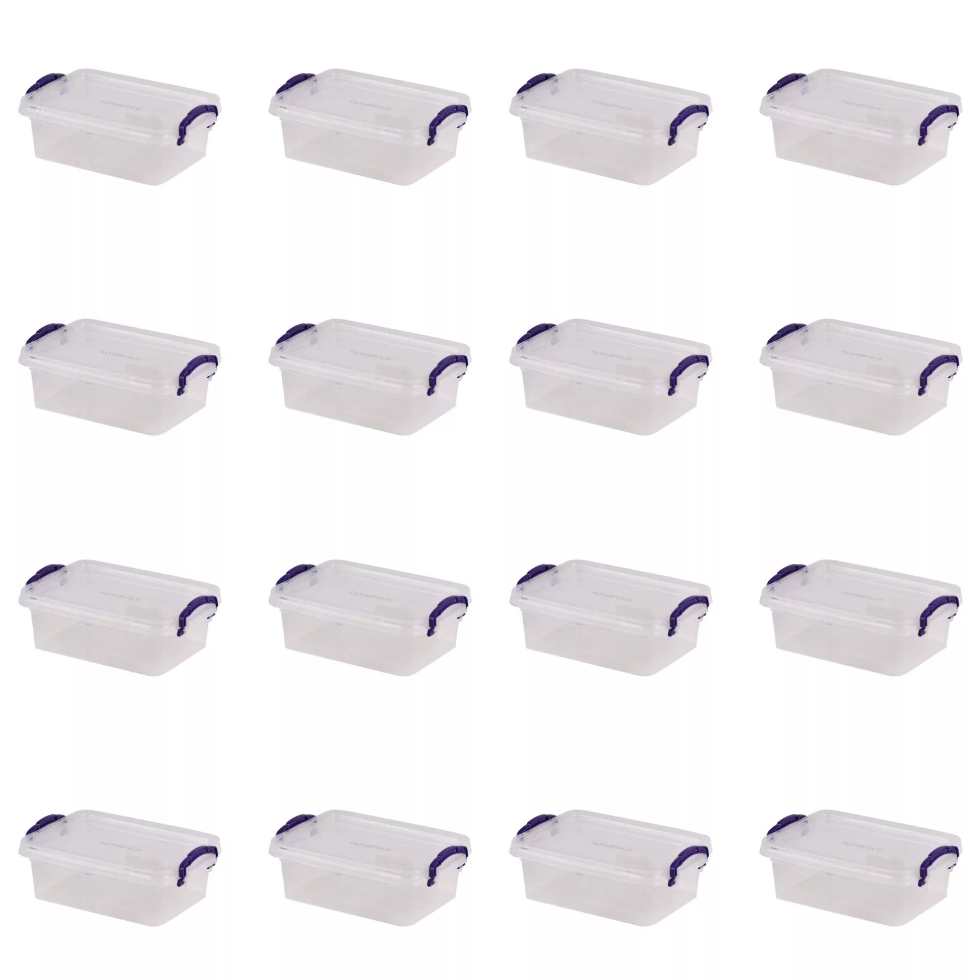 ظرف نگهدارنده رزگلد مدل فریزری قفلی كد 2000cc بسته 12 عددی