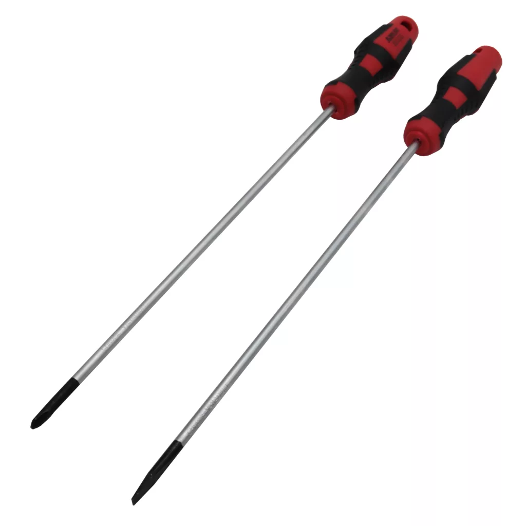 پیچ گوشتی دوسو و چهارسو جاملی مدل YP-2-4-BOLAND-42CM مجموعه 2 عددی