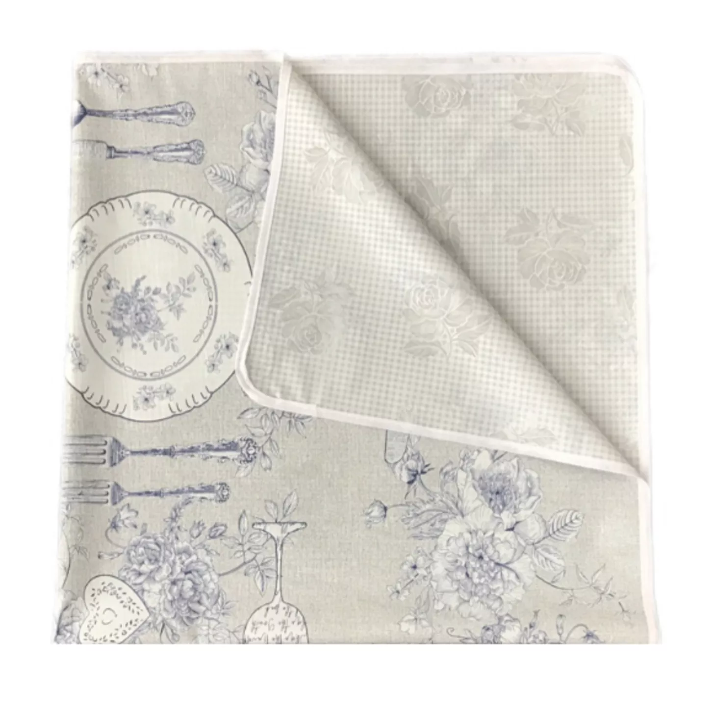 سفره 4 نفره مدل ماژستیک طرح 2 رو سایز 100×100 سانتی متر کد 05