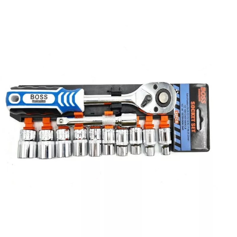 آچار و سری بکس باس مدل Life Style مجموعه 12 عددی