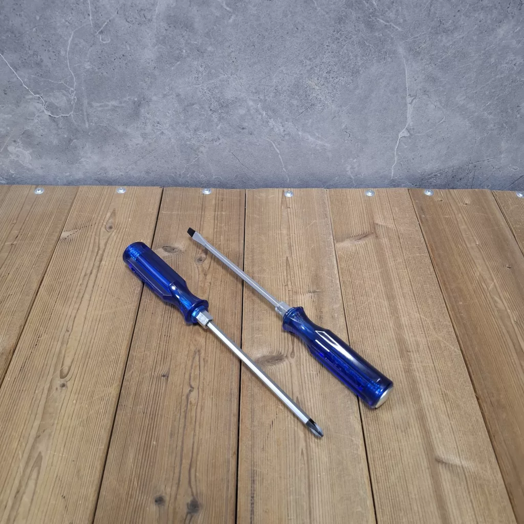 پیچ گوشتی ضربه خور دو سو چهارسو مدریک مدل 2PCS مجموعه دو عددی