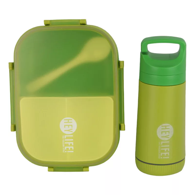 ظرف غذا ویاسین مدل هی لایف به همراه قمقمه