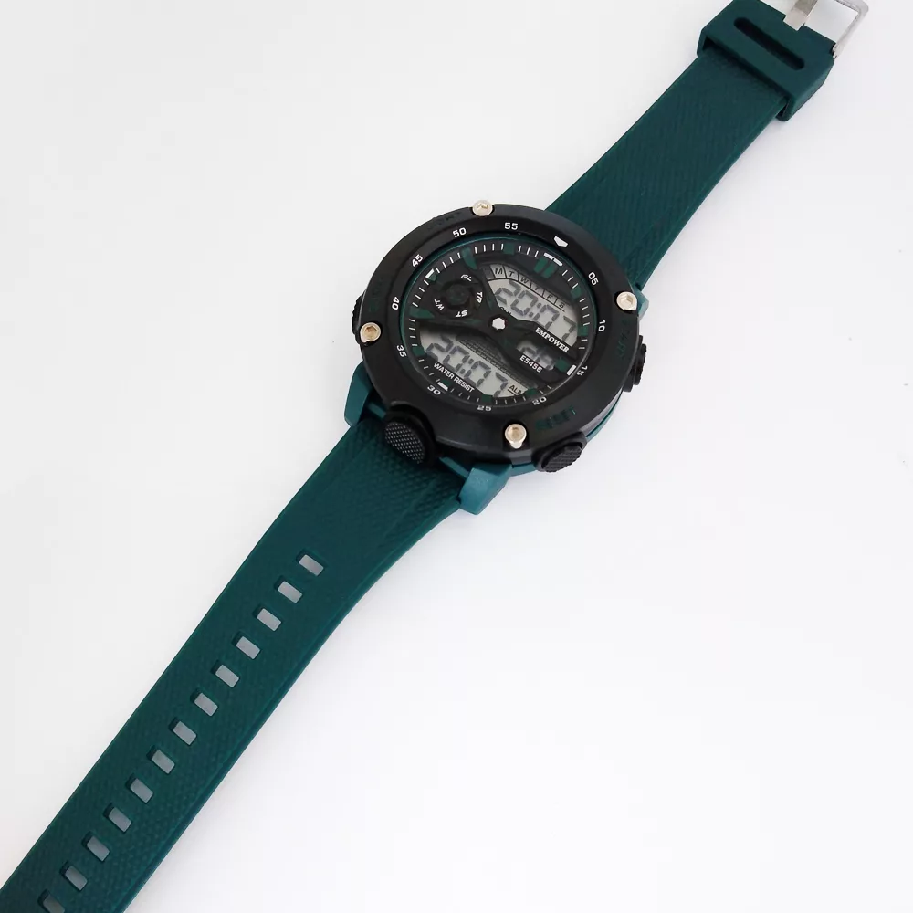 ساعت مچی دیجیتال مردانه امپاور مدل ورزشی اسپرت ضدآب SPORT چراغدار استخری کد 9801