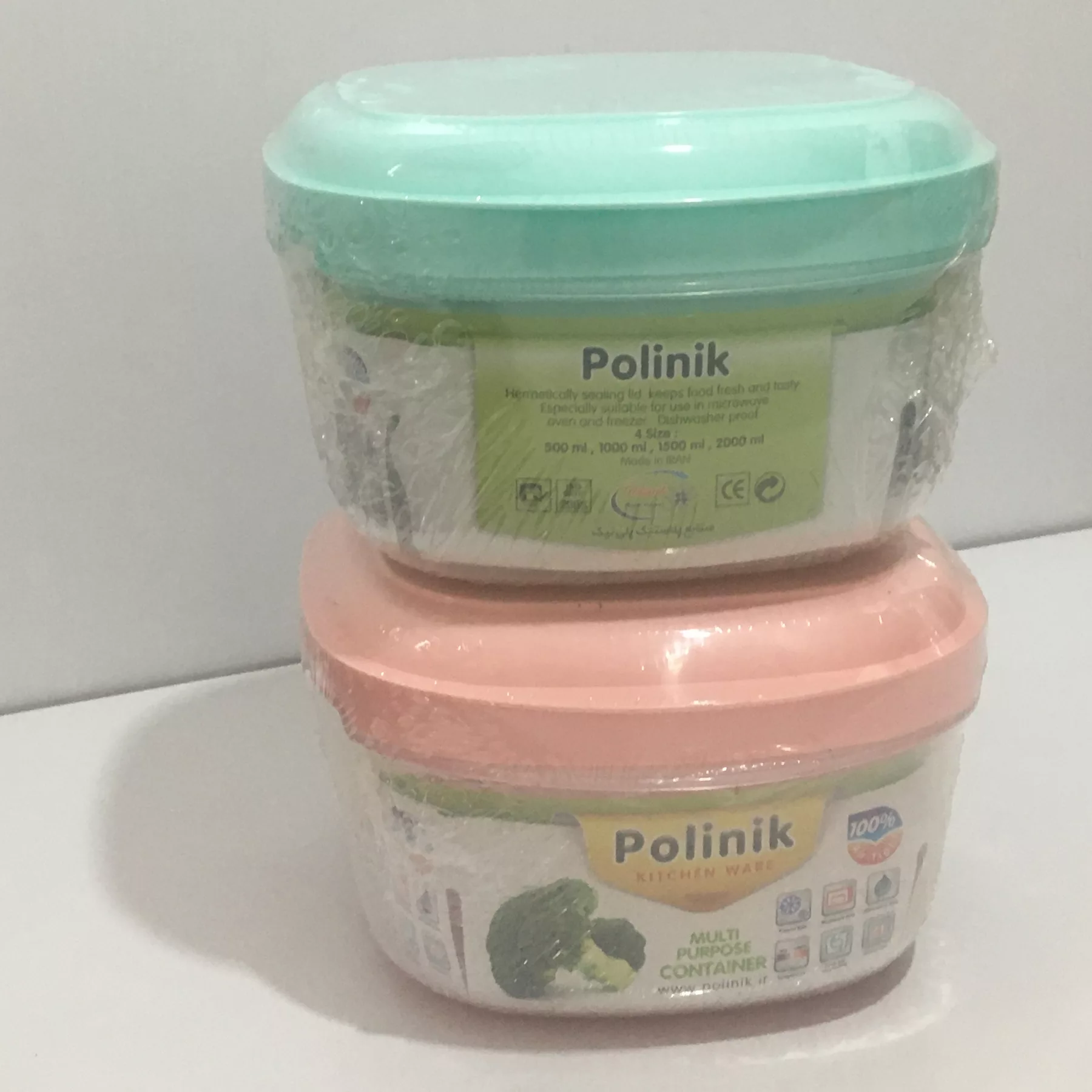 ظرف نگهدارنده پلی نیک مدل 580 مجموعه 4 عددی